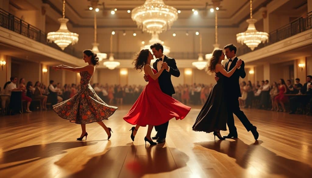 Danses de couple : salsa, rock et tango
