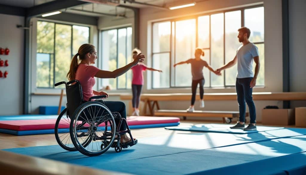 Gymnastique et handicap : les pratiques adaptées